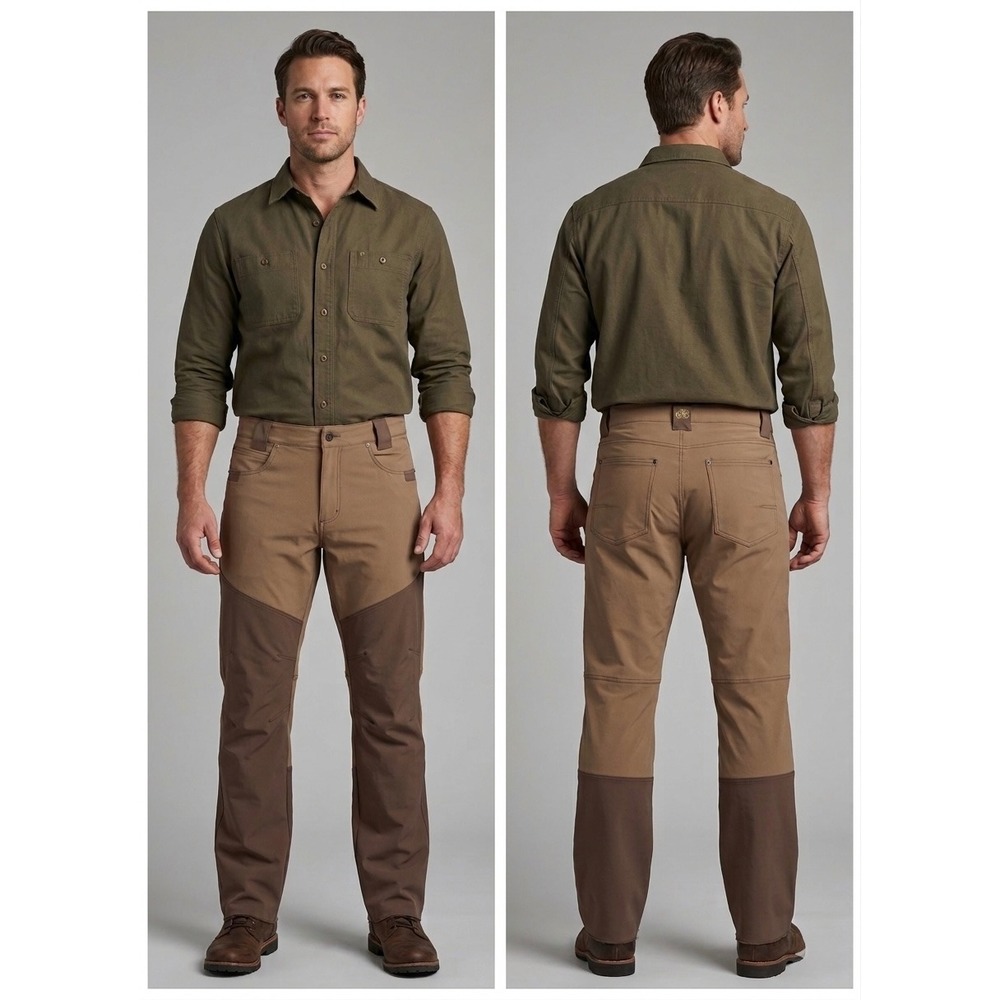 Gordy & Sons Outfitters Mens G&S Brush Pants Brown‎ Two-Tone Field Hunting 36x36